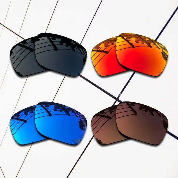 Verres de remplacement polarisés E.O.S pour lunettes de soleil Oakley Holbrook OO9102 – Plusieurs coloris 37