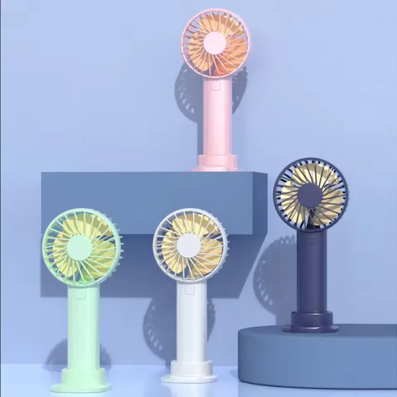 Mini ventilateur USB portable, support téléphone