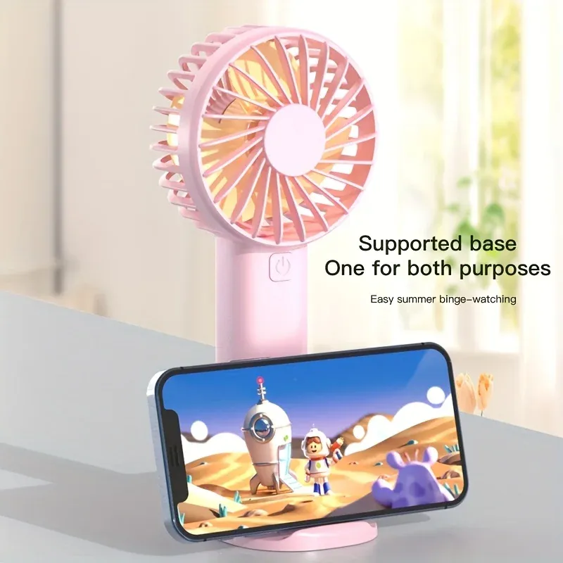Mini ventilateur USB portable, mise en situation
