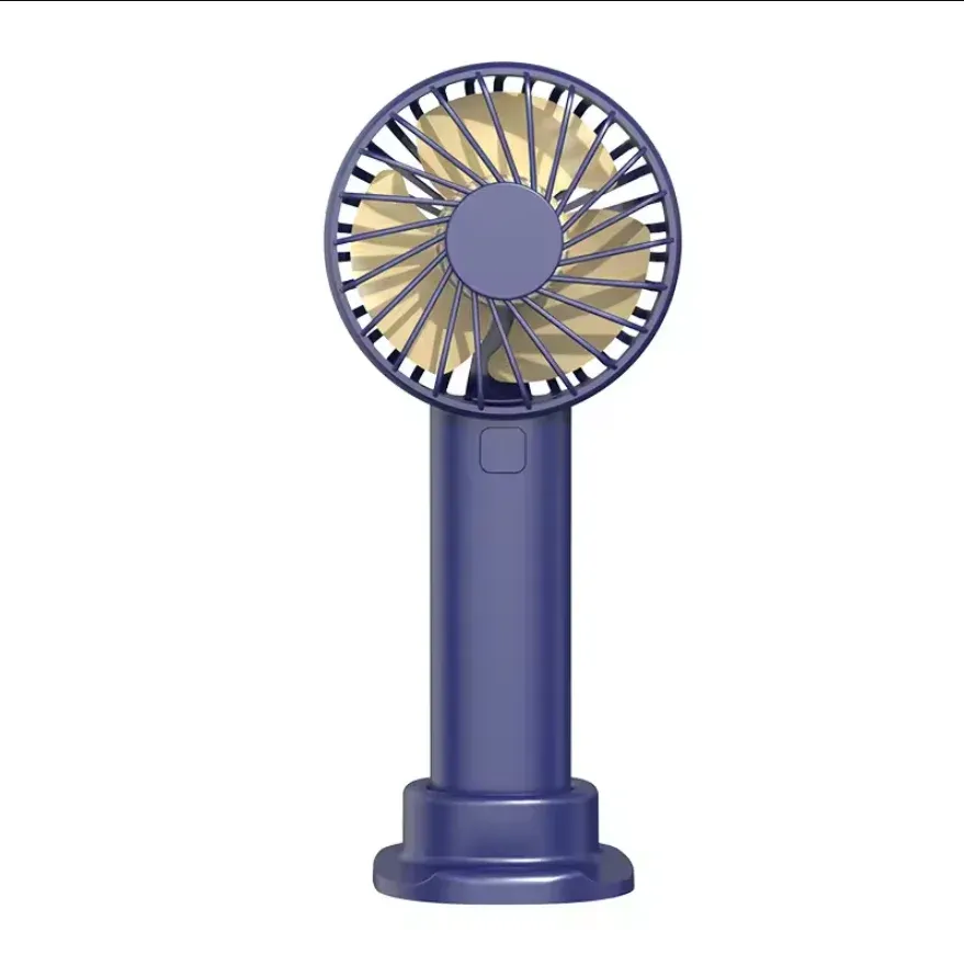 Mini ventilateur USB portable à vent puissant, silencieux, rechargeable, avec support pour téléphone, idéal pour le bureau, l'extérieur et les voyages 16
