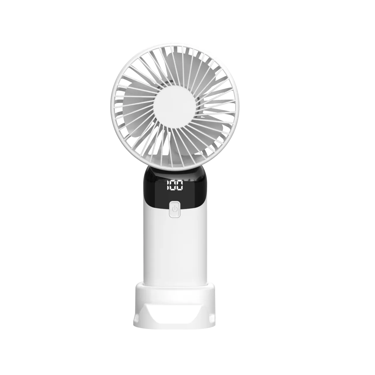 Mini ventilateur USB portable à vent puissant, silencieux, rechargeable, avec support pour téléphone, idéal pour le bureau, l'extérieur et les voyages 10