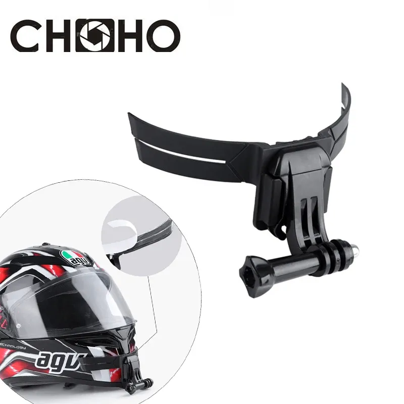 Support de fixation réglable pour casque d'équitation et moto, compatible GoPro 13, 12, 10, 9 et caméras d'action Insta360 X4 et DJI Osmo - Image 1