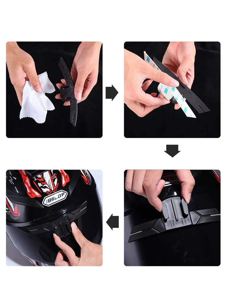 Accessoire de fixation pour casque