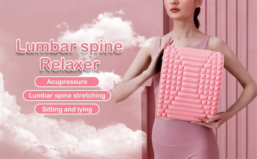 Coussin cervical et lombaire de massage pour le dos