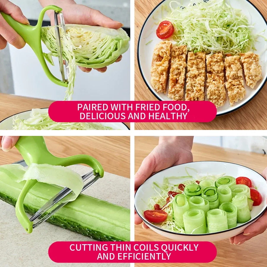 Râpe à légumes multifonctionnelle 3 pièces – Grande ouverture pour une découpe facile – Idéale pour la préparation culinaire 2