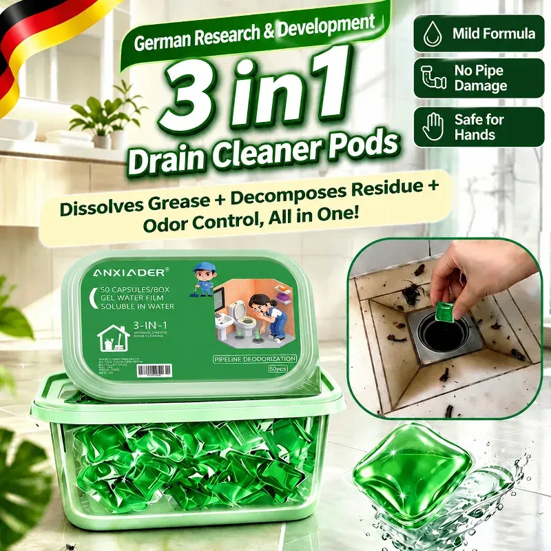 Perles Désodorisantes Solubles pour Drains : Déboucheur pour Évier, Lavabo, WC et Douche, Élimine les Odeurs - Image 1