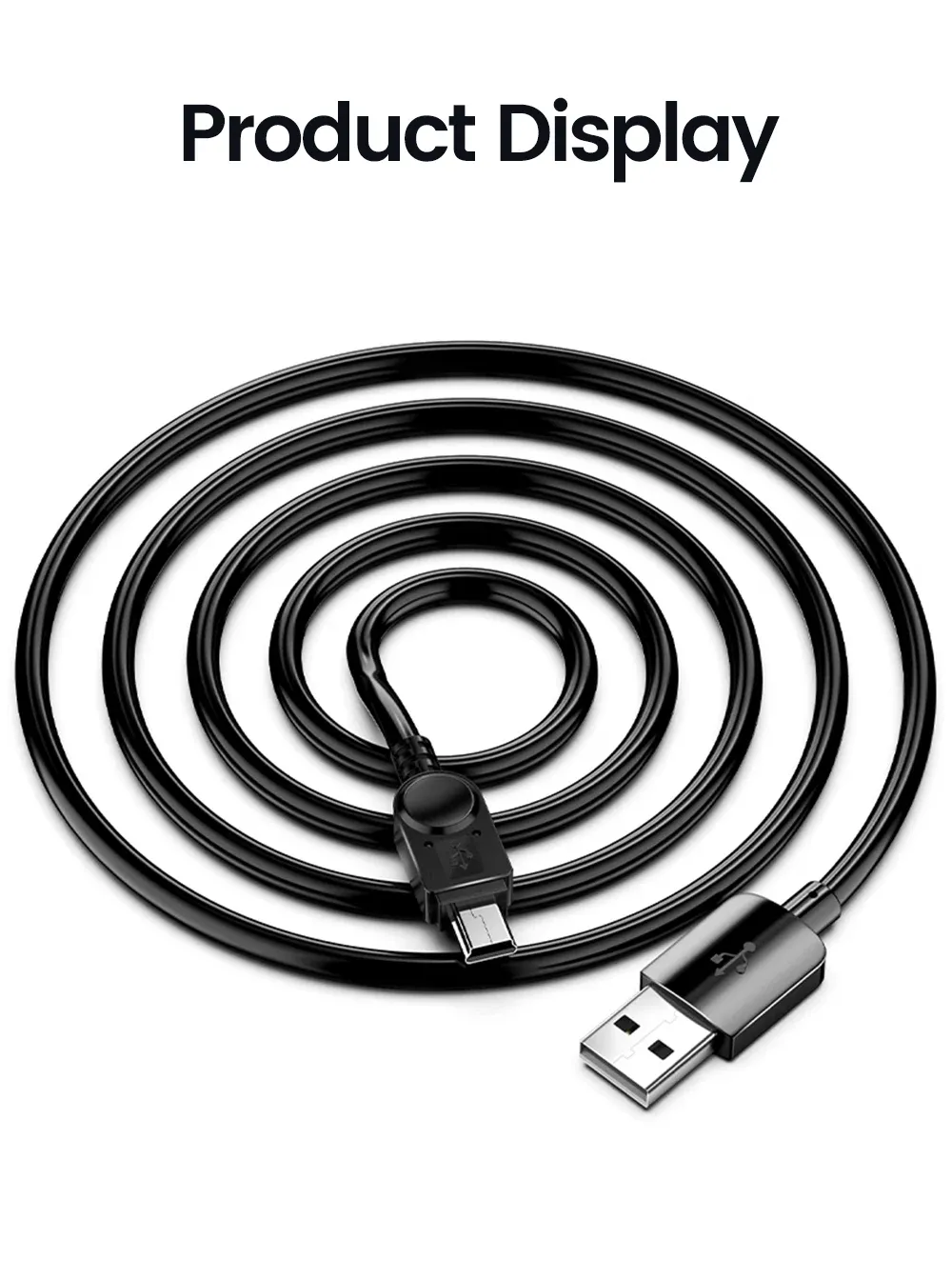 Câble USB Mini T-Port, transfert de données