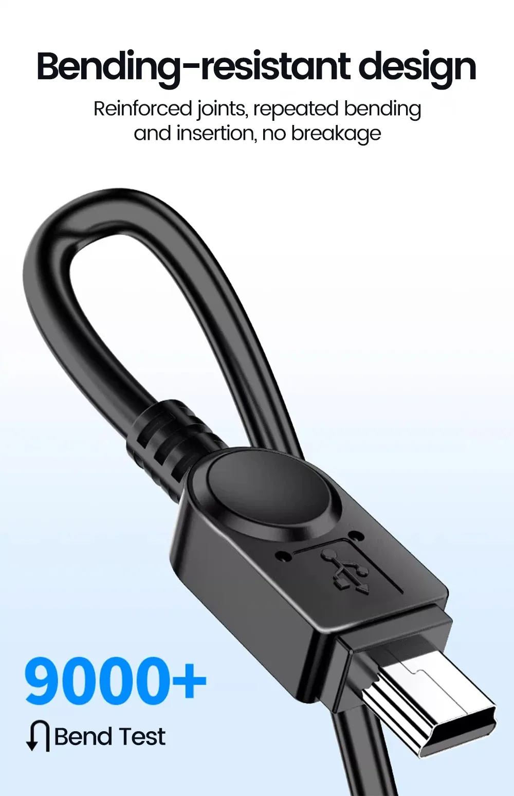 Câble USB Mini T-Port au quotidien