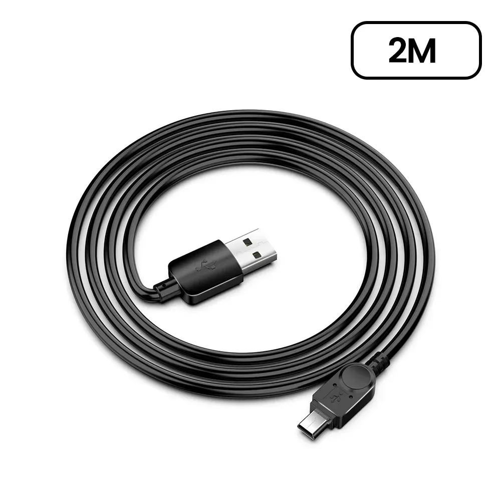 Câble USB Mini T-Port, charge rapide, USB 2.0 vers Mini USB, transfert haute vitesse pour lecteur MP3/MP4, DVR de voiture, GPS, appareil photo numérique 8