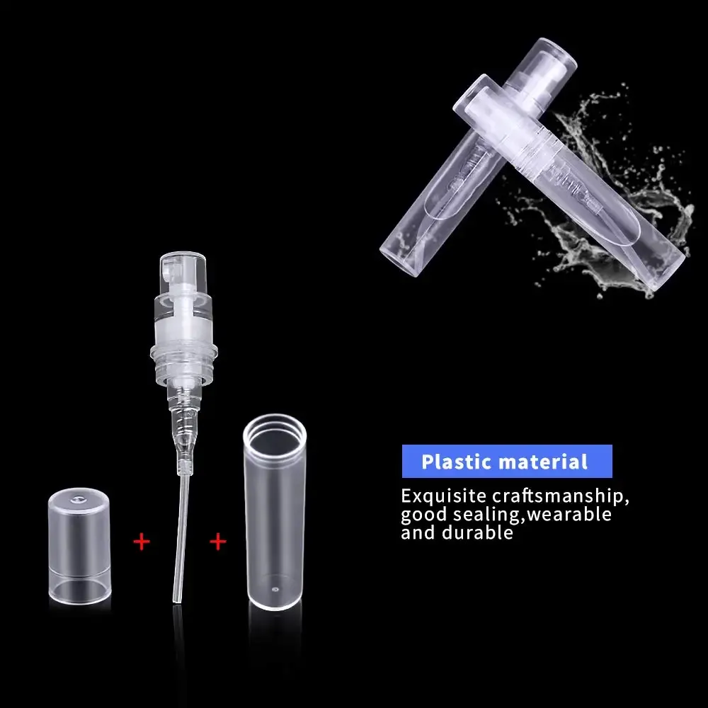 Mini vaporisateurs vides en plastique rechargeables, 2 ml, 3 ml et 5 ml (lot de 30) : flacons atomiseurs de parfum portables 2