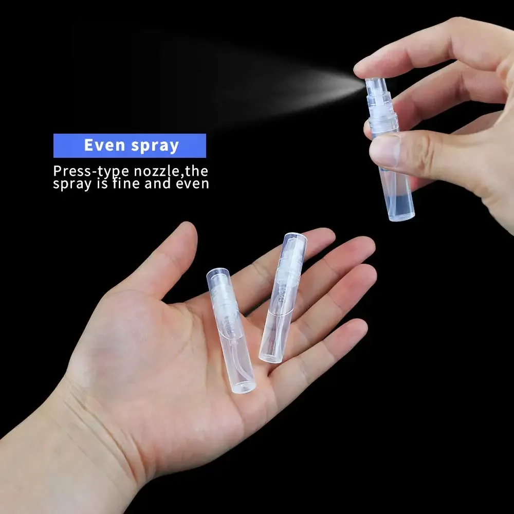 Mini vaporisateurs vides en plastique rechargeables, 2 ml, 3 ml et 5 ml (lot de 30) : flacons atomiseurs de parfum portables 3