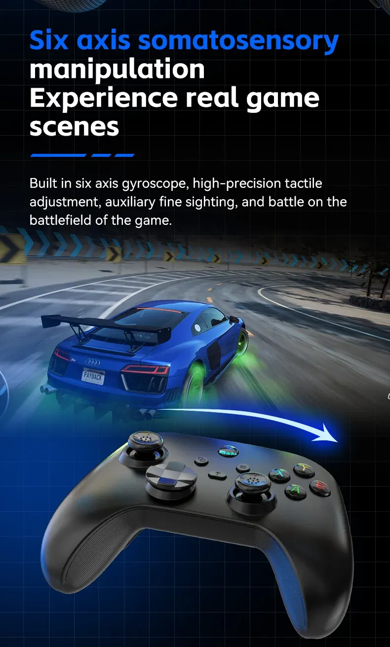 Manette de jeu mobile G6, compatibilité smartphone