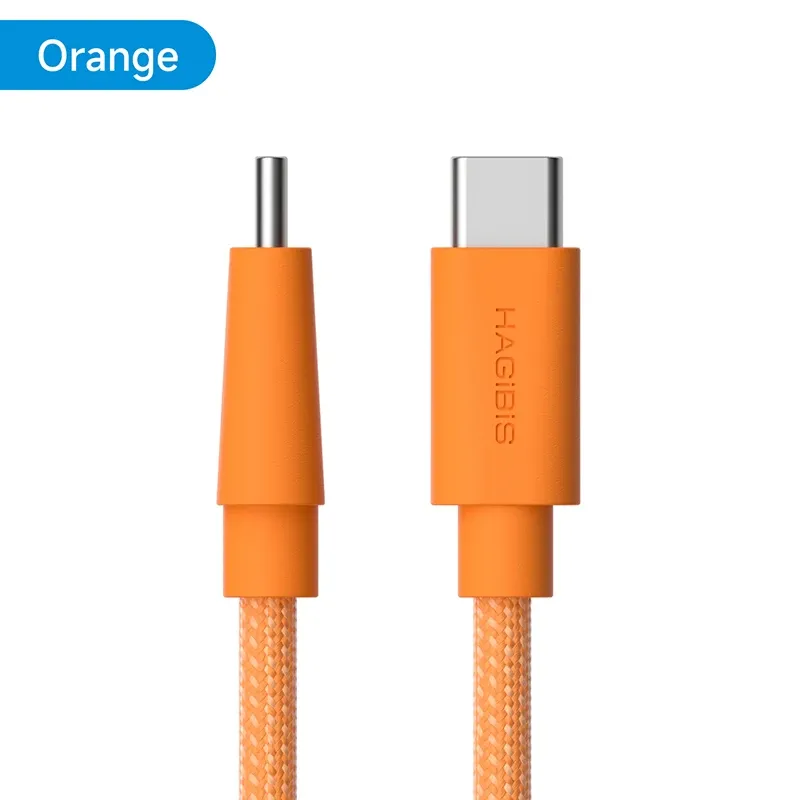 Ah, that title is actually already in French, so I'll give a clean, professional version of it:

Câble USB-C vers USB-C 240 W Hagibis, câble de charge rapide Type-C avec connecteur coudé, compatible PD 3.1 pour iPhone 17 Pro Max, tablettes et CarPlay 9