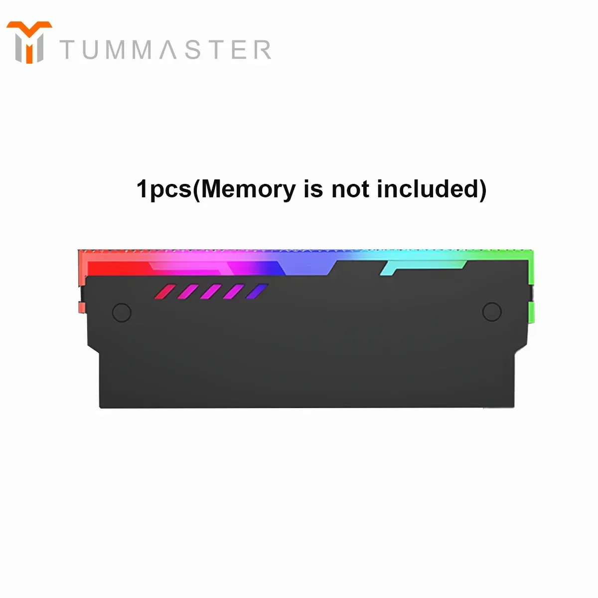 TUMMASTER Dissipateur thermique ARGB pour mémoire RAM d'ordinateur avec coussin thermique conducteur, compatible DDR2/DDR3/DDR4/DDR5 pour ordinateur de bureau 10