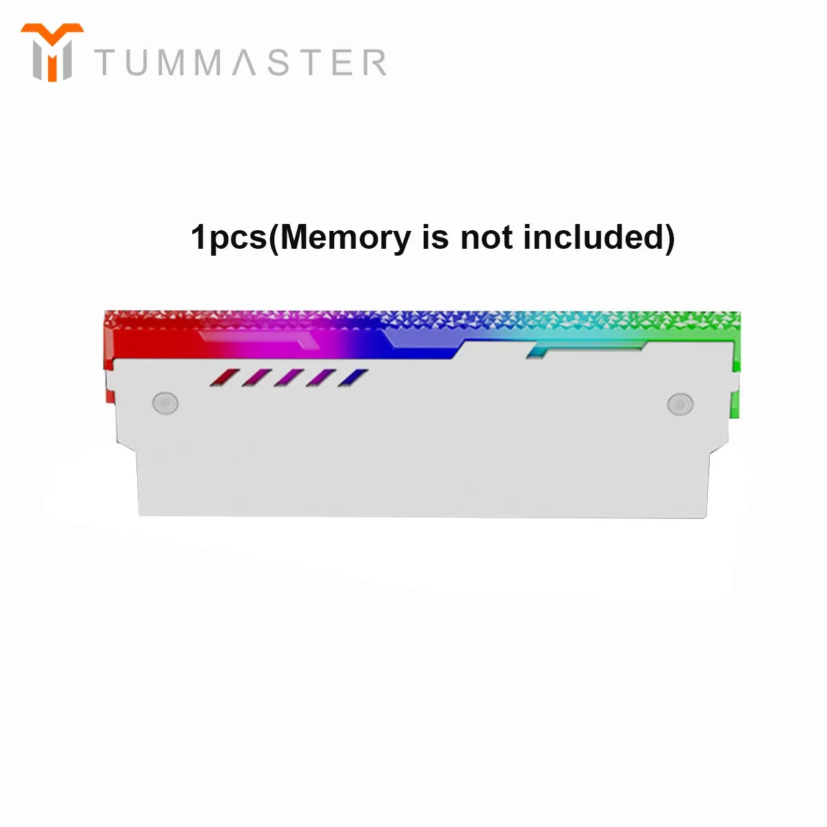 TUMMASTER Dissipateur thermique ARGB pour mémoire RAM d'ordinateur avec coussin thermique conducteur, compatible DDR2/DDR3/DDR4/DDR5 pour ordinateur de bureau 7