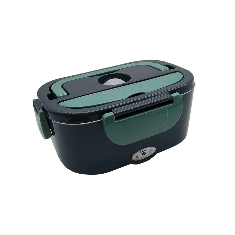 Boîte à déjeuner chauffante électrique portable 1,5 L 60 W, pour voiture et maison, anti-fuite 7