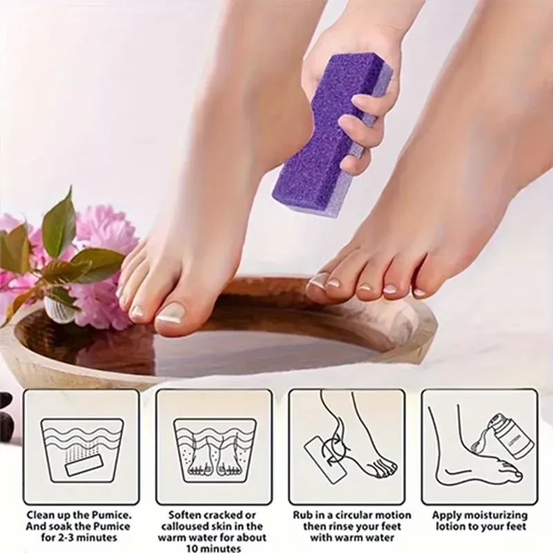 Pierre ponce pour pieds, utilisation pratique