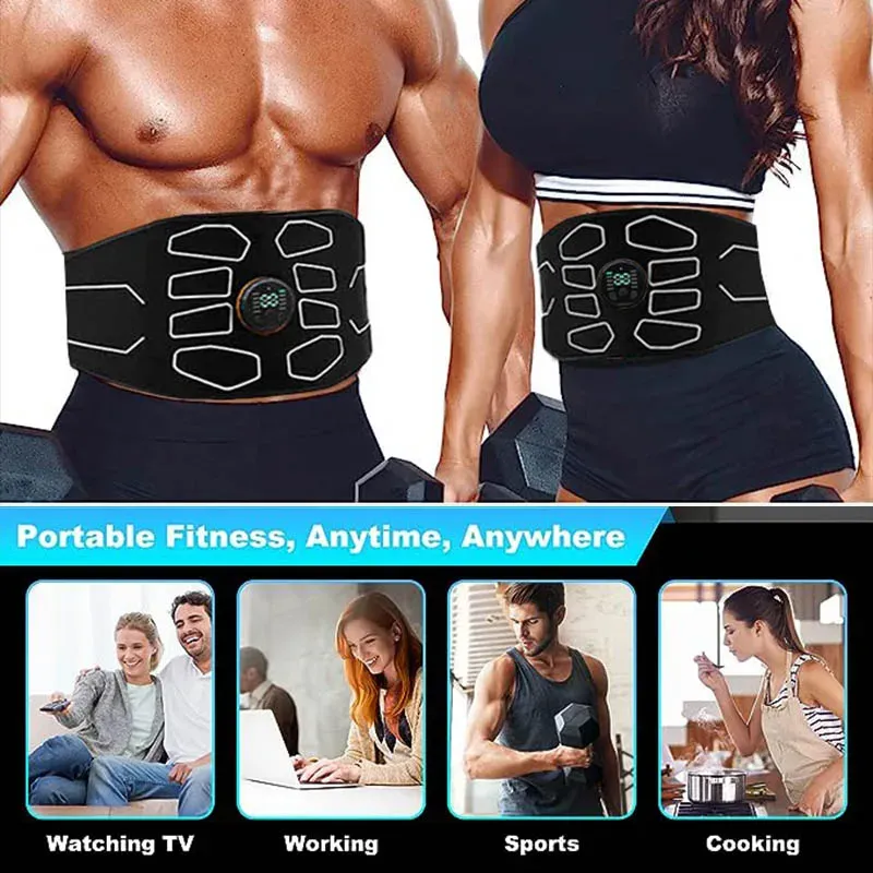 Ceinture de tonification abdominale en utilisation quotidienne