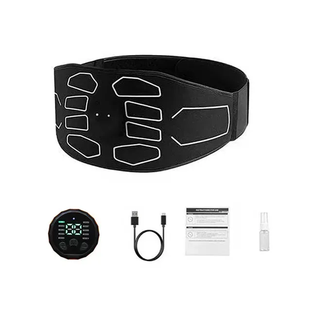 Ceinture abdominale EMS à stimulation musculaire électrique, appareil portable de tonification et de modelage 7