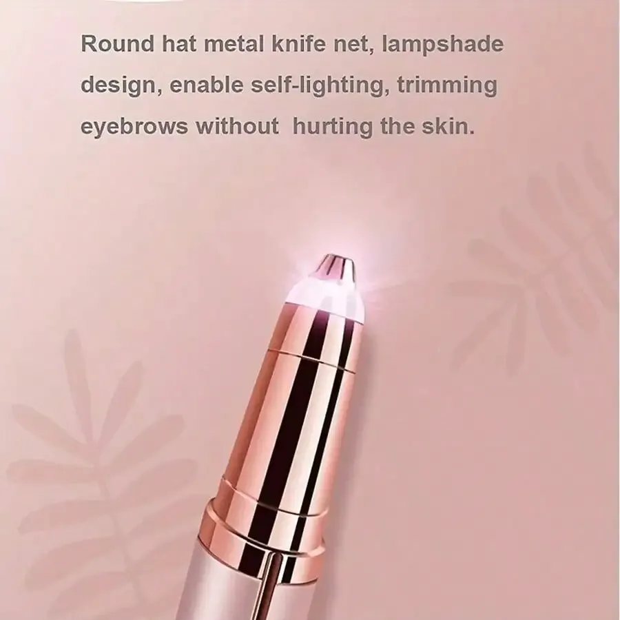 Épilateur électrique sourcils indolore, mini tondeuse et façonneur de sourcils rechargeable USB 6