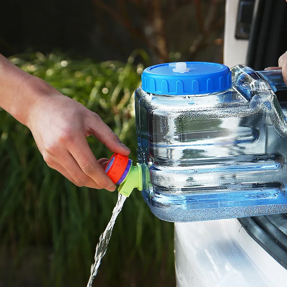 Réservoir d'eau portable, détail de la matière