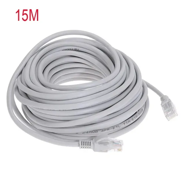 Câble Ethernet Cat5e RJ45 haute vitesse, câble de raccordement LAN rouge, 1 m / 5 m / 10 m / 15 m / 20 m / 30 m / 50 m 12