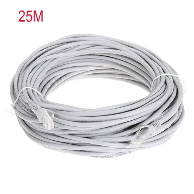 Câble Ethernet Cat5e RJ45 haute vitesse, câble de raccordement LAN rouge, 1 m / 5 m / 10 m / 15 m / 20 m / 30 m / 50 m 10