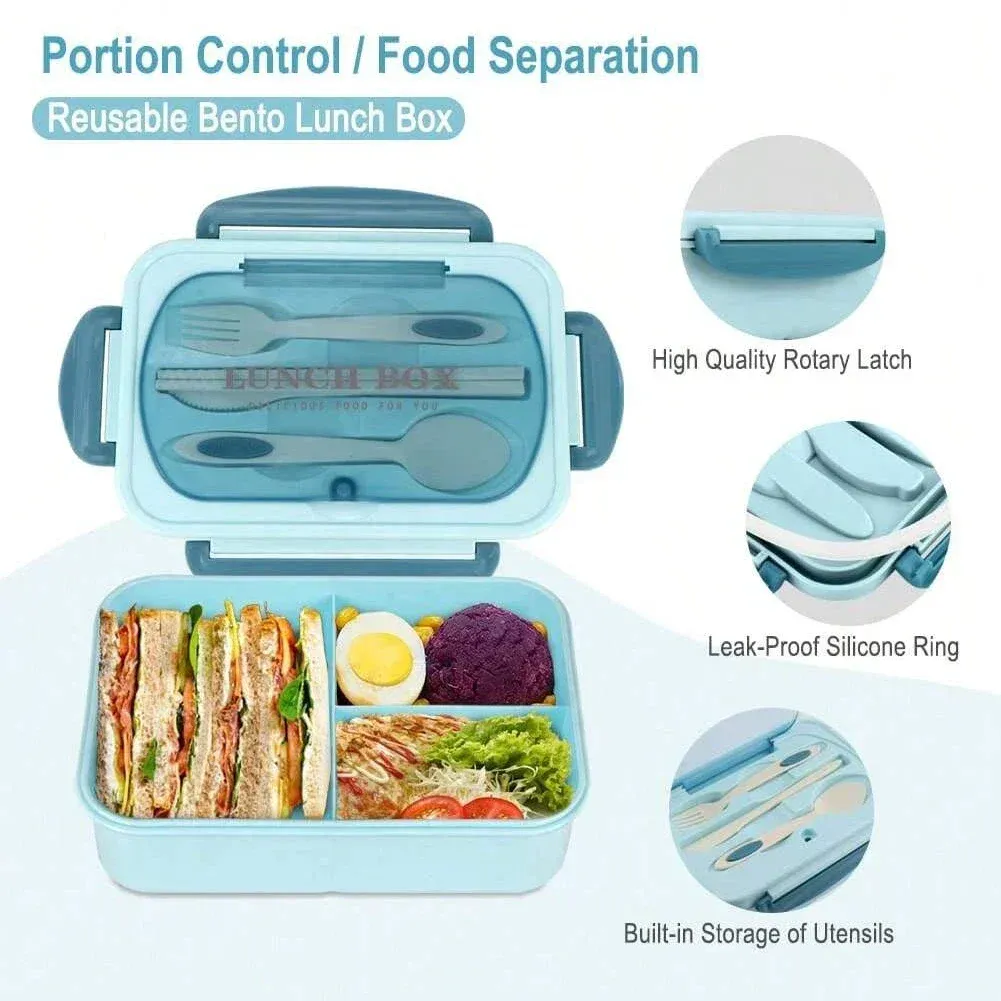 Boîte bento en situation d'utilisation