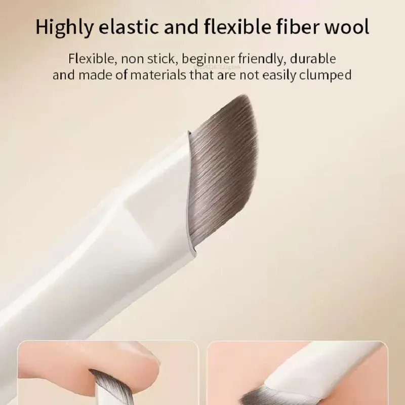 Ensemble de pinceaux de maquillage naturels pour les yeux, pinceaux ultra doux pour fard à paupières et eyeliner, 5, 8 ou 10 pièces 4