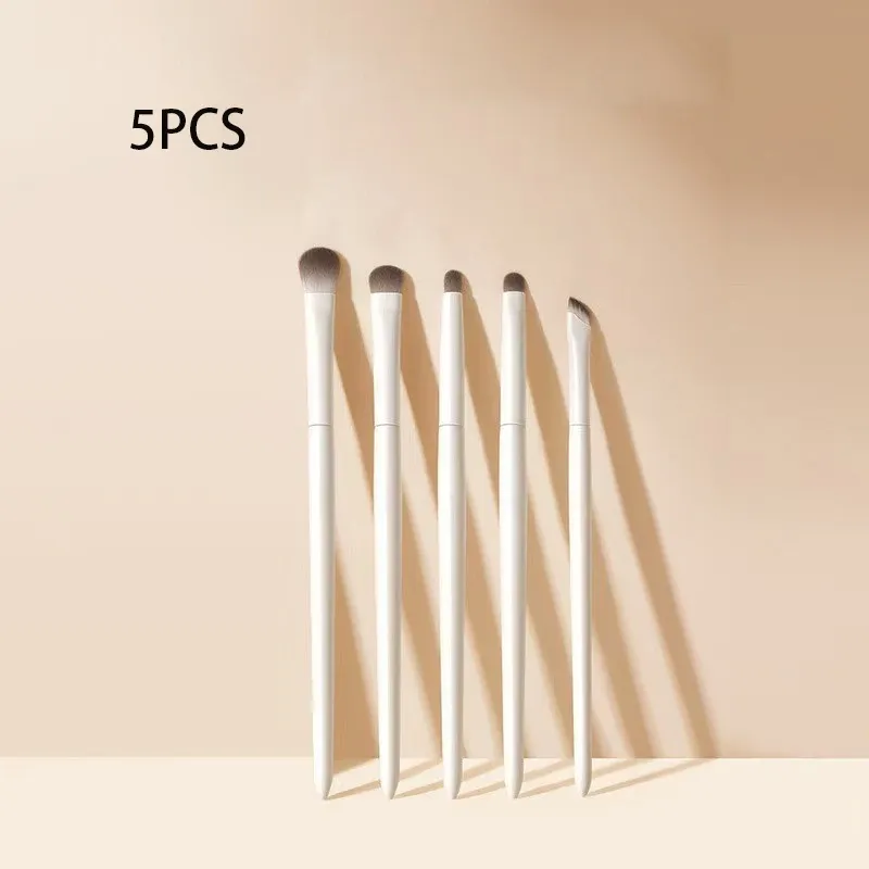 Ensemble de pinceaux de maquillage naturels pour les yeux, pinceaux ultra doux pour fard à paupières et eyeliner, 5, 8 ou 10 pièces 9
