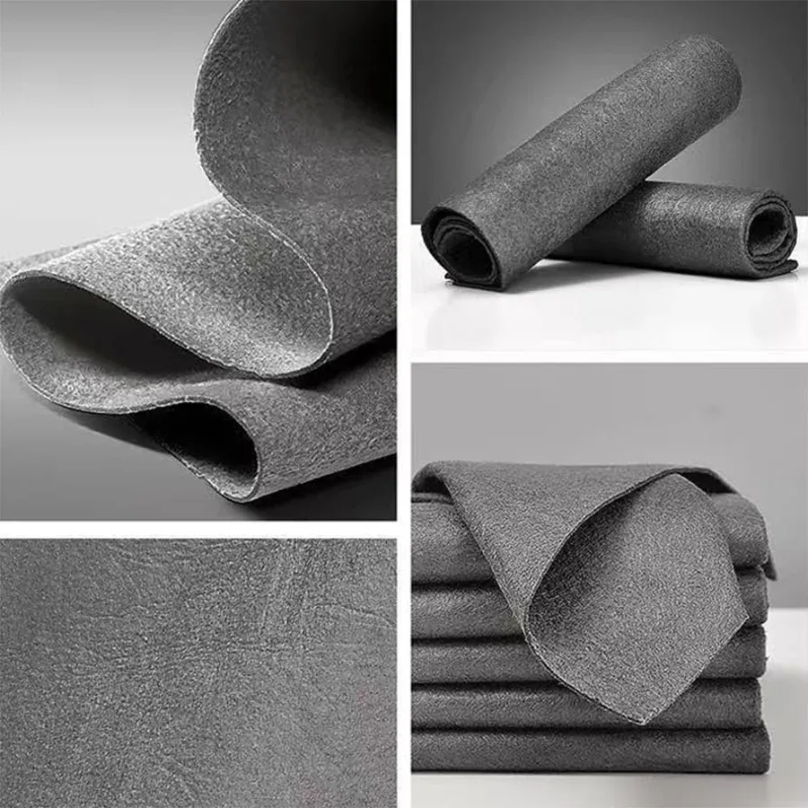 Chiffon de nettoyage magique en microfibre pour vitres, réutilisable, lavable et sans peluches, idéal pour les vitres de cuisine et les voitures 3