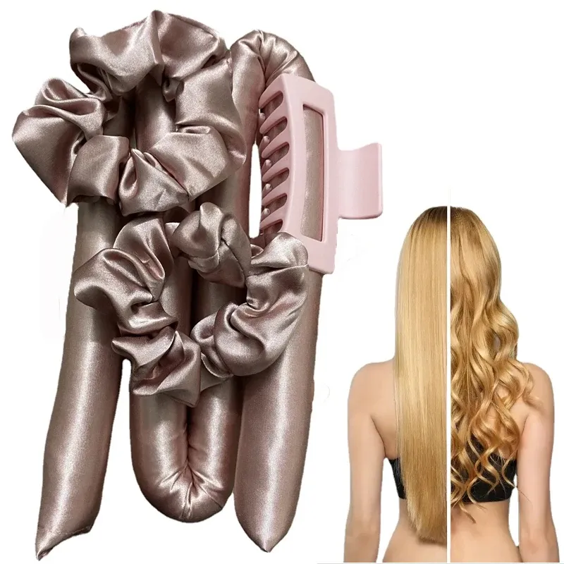 Boucles en soie sans chaleur, vue d'ensemble
