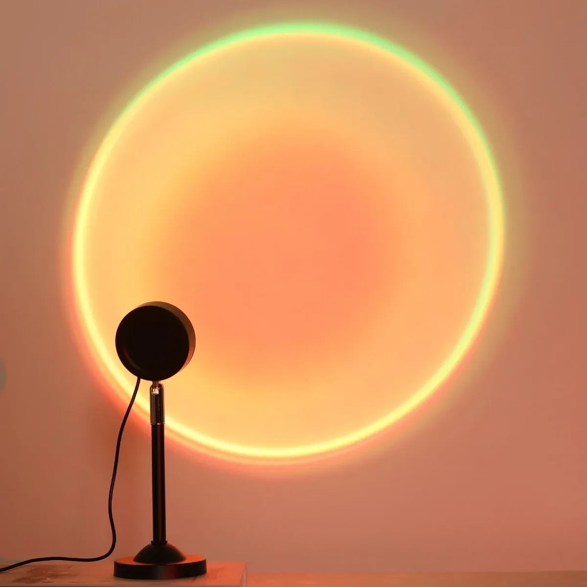 Lampe de projection USB effet coucher de soleil, éclairage d'ambiance relaxant pour chambre et salon 2
