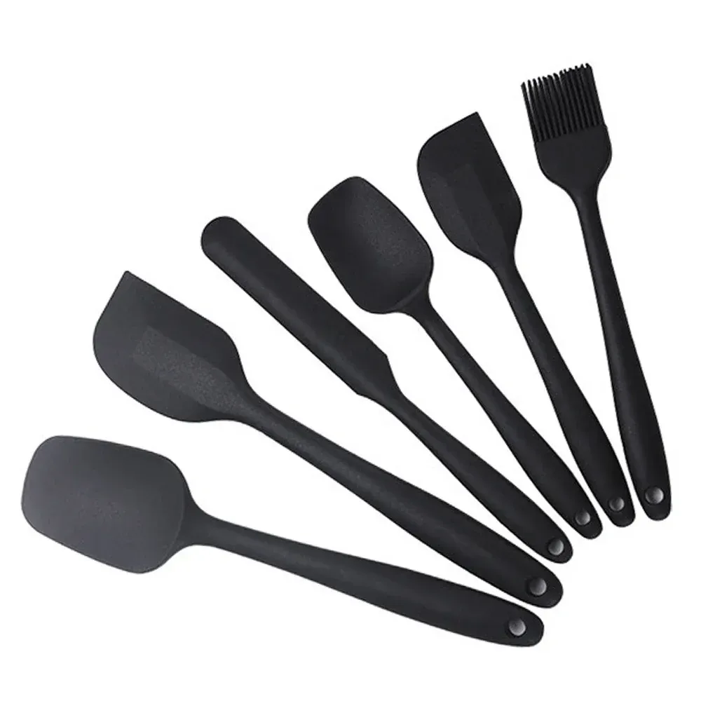 Ensemble de 6 spatules en silicone de qualité alimentaire, antiadhésives et résistantes à la chaleur pour la cuisson - Assad 5