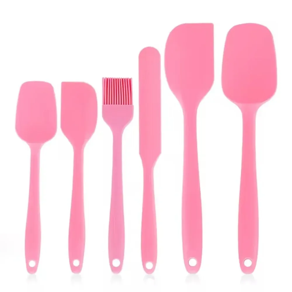 Ensemble de 6 spatules en silicone de qualité alimentaire, antiadhésives et résistantes à la chaleur pour la cuisson - Assad 7