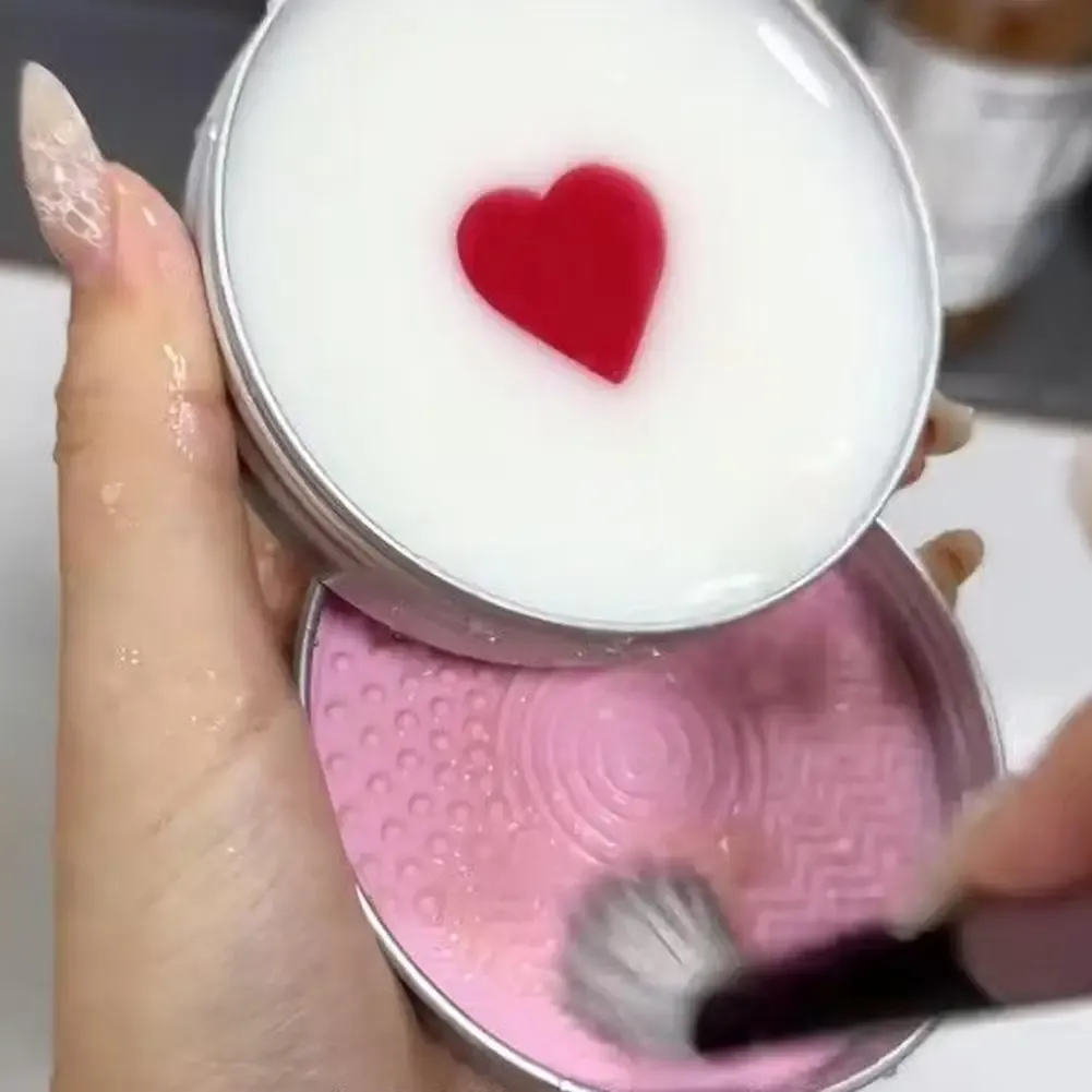 Savon nettoyant pour pinceaux de maquillage, éponges de beauté