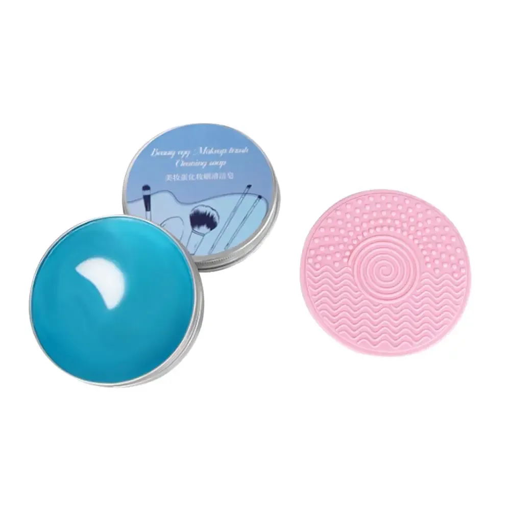 Savon nettoyant pour pinceaux de maquillage, voyage