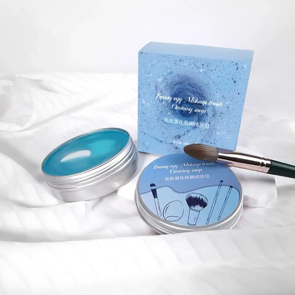 Savon nettoyant pour pinceaux de maquillage, élégance
