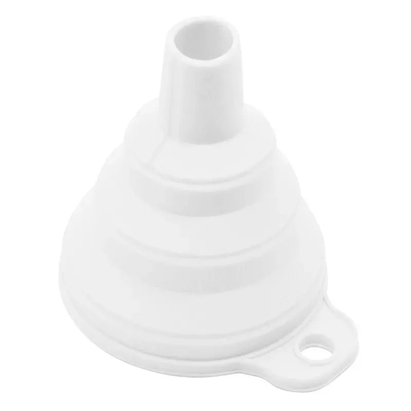 Entonnoirs pliables en silicone portables pour le transfert de carburant, de bière et d'huile, accessoires et outils de cuisine en version mini 12
