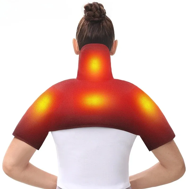 Masseur chauffant pour épaules et dos, 3 fonctions de massage et de chauffage 1