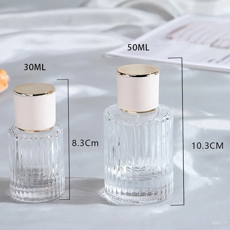 Vaporisateur de parfum rechargeable en verre transparent, 30/50 ml, portable - AfricHI 6