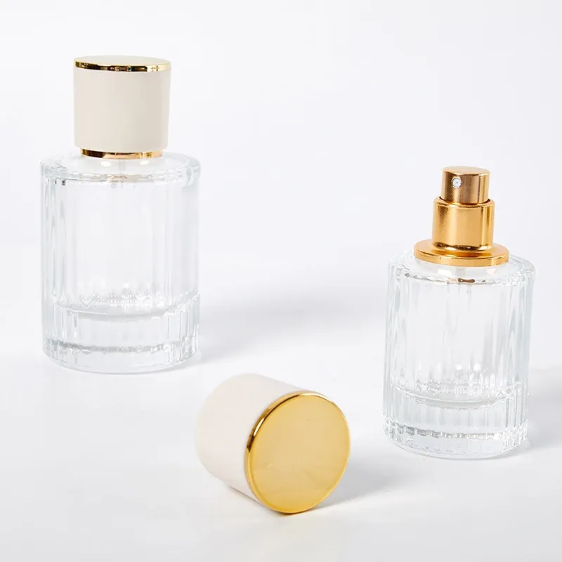 Flacon de parfum en verre rechargeable