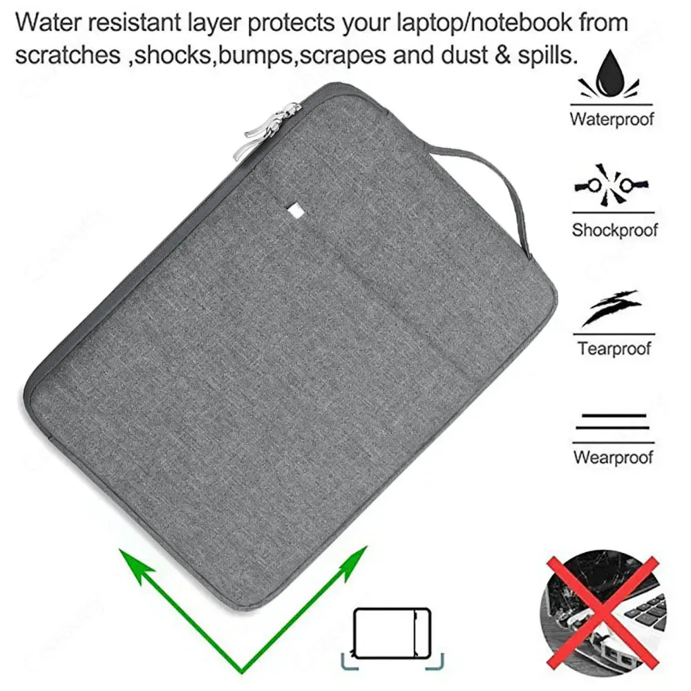 Détail de la housse de protection pour ordinateur portable HP