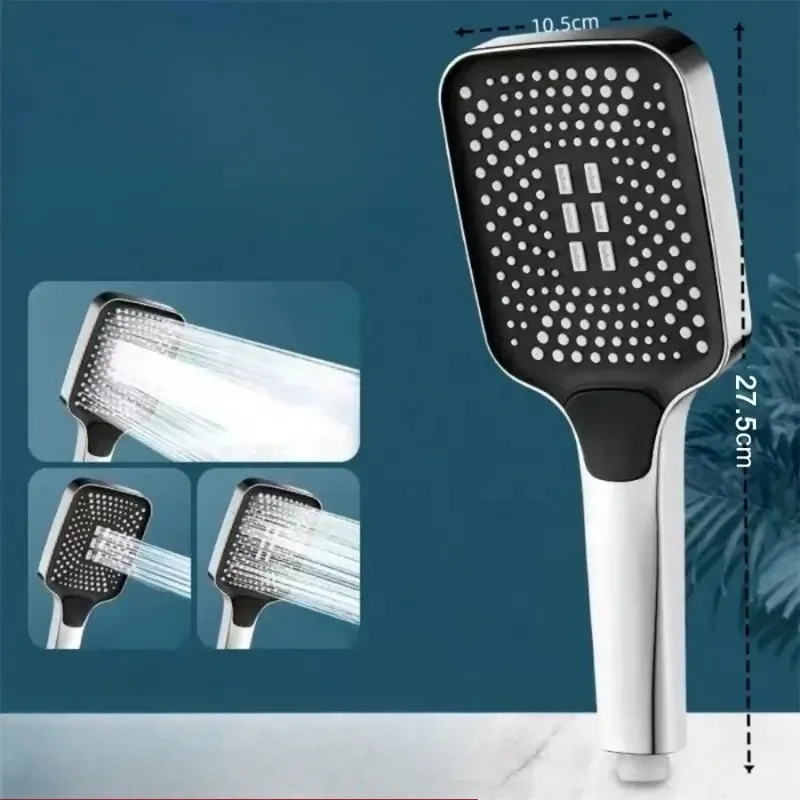 Pommeau de douche haute pression, mise en situation