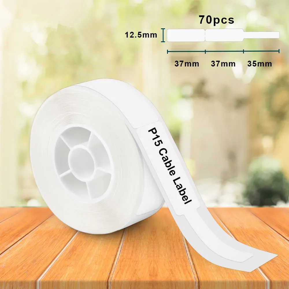 Imprimante d'étiquettes thermiques Marklife P15, sans encre, sans fil, Bluetooth, 203 dpi, compatible Android/iOS, pour la maison, la cuisine, le bureau et le bricolage 14