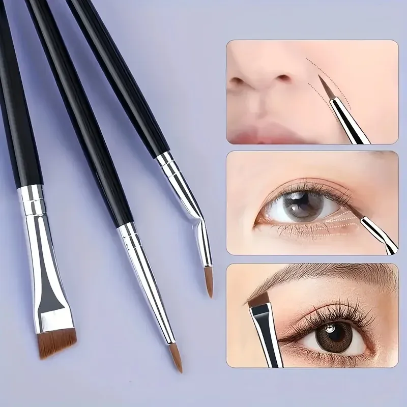 Pinceaux de maquillage pour eyeliner et sourcils