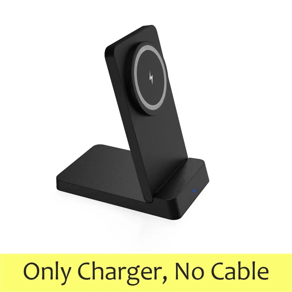 Support de téléphone pliable magnétique avec chargeur sans fil pour MagSafe iPhone 17, 16, 15, 14, 13, 12 Pro Max, Samsung – Station de charge rapide 9