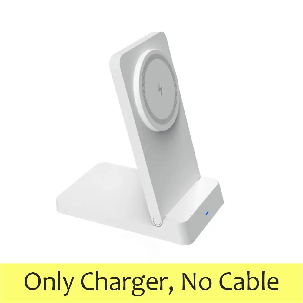 Support de téléphone pliable magnétique avec chargeur sans fil pour MagSafe iPhone 17, 16, 15, 14, 13, 12 Pro Max, Samsung – Station de charge rapide 10