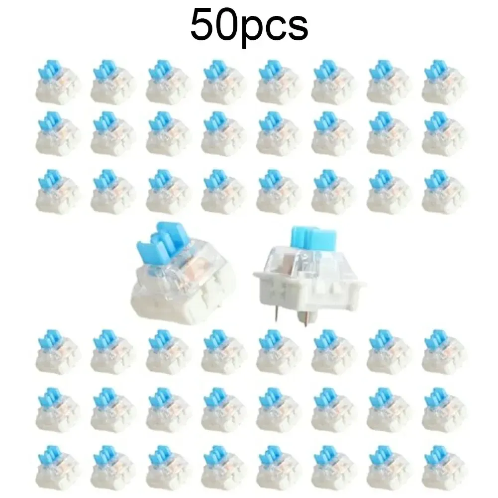 50 commutateurs tactiles à 3 broches pour clavier, accessoires de remplacement