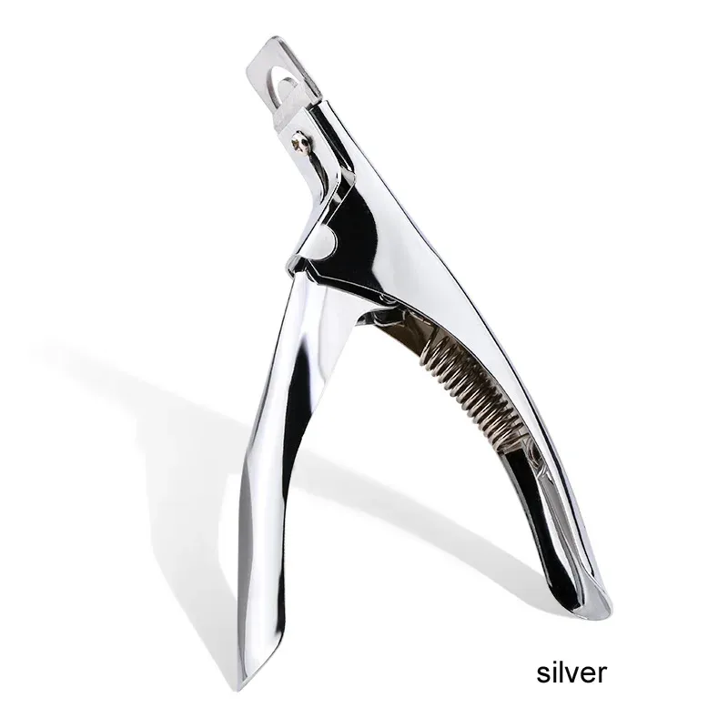 Coupe-ongles professionnel en acier inoxydable de type U, avec coupe-bordure pour ongles acryliques 10